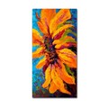 Trademark Fine Art Marion Rose 'Sunflower Solo II' Canvas Art, 12x24 ALI15266-C1224GG